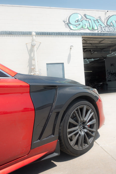 Q60 V1 Carbon fiber Fenders