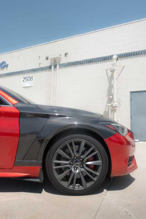 Q60 V1 Carbon fiber Fenders