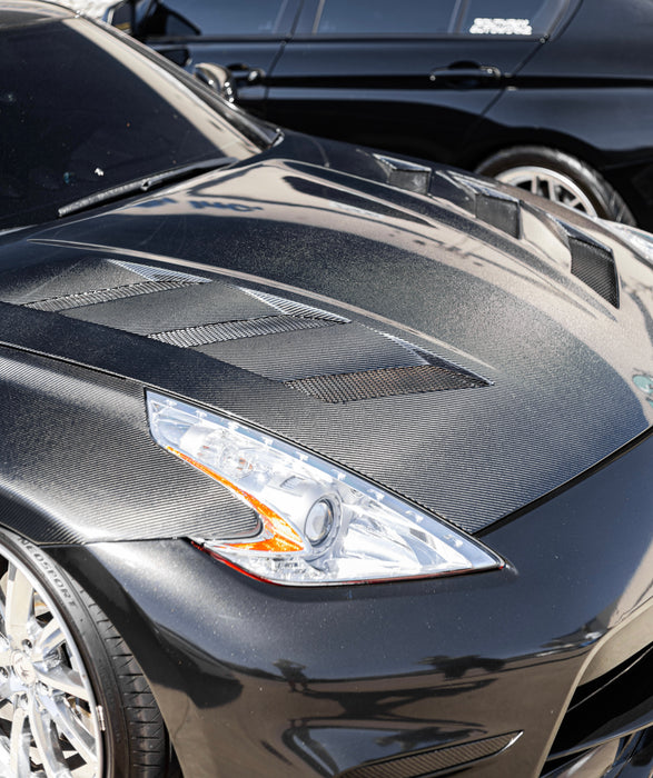 370z AMS Carbon Fiber Hood