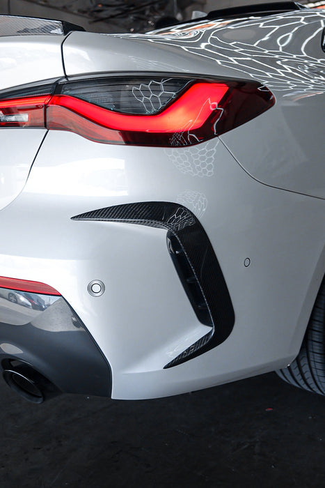 BMW G22/G23 Rear Bumper Carbon Fiber Canards