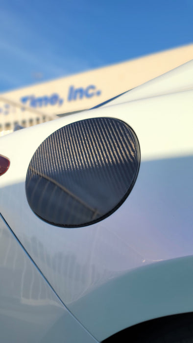 Q60 Carbon Fiber Gas Cover Overlay