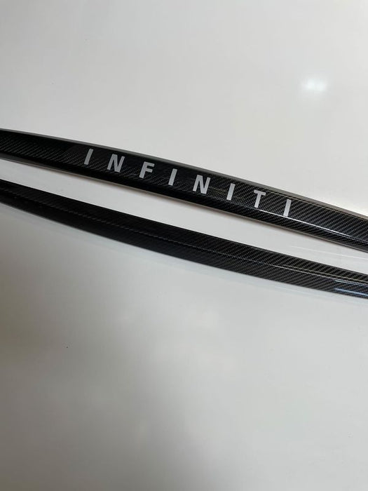 Q50 Carbon Fiber Infiniti Trunk Trim W/ Letters
