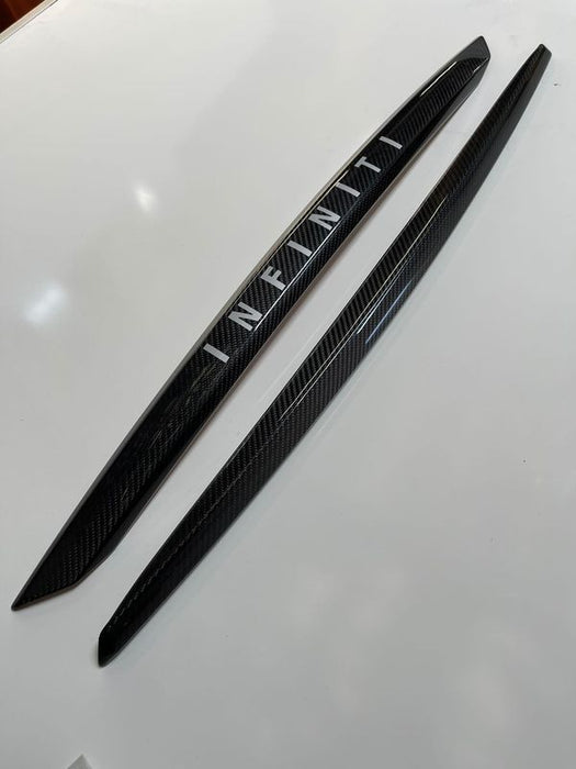 Q50 Carbon Fiber Infiniti Trunk Trim W/ Letters