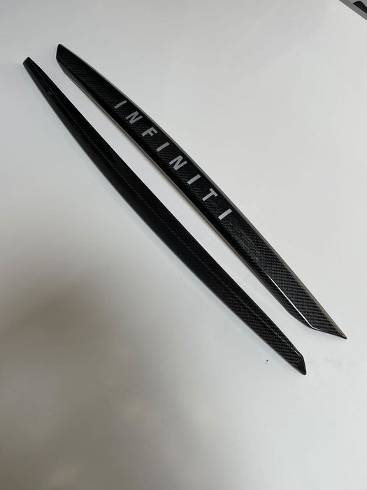 Q50 Carbon Fiber Infiniti Trunk Trim W/ Letters