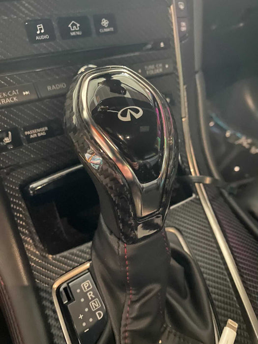 2018 + Q50/Q60 Carbon Fiber Shift Knob Overlay