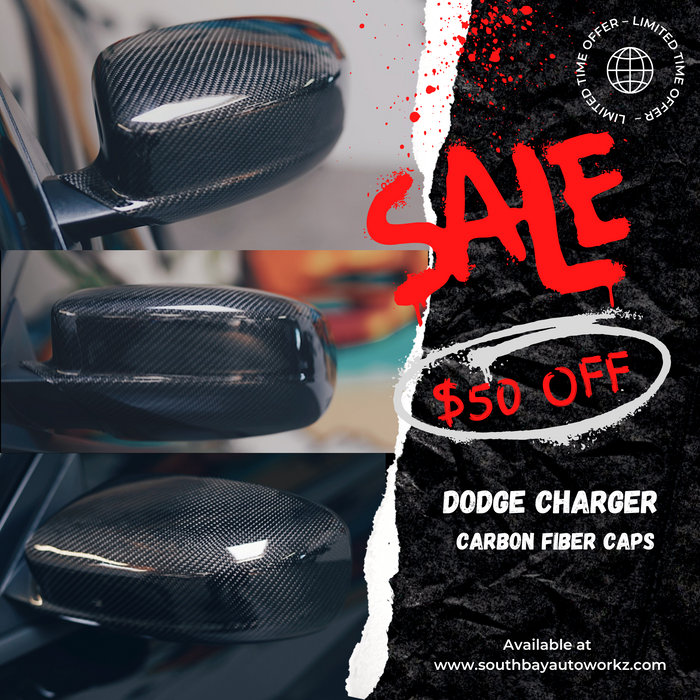Dodge Charger Carbon Fiber Caps