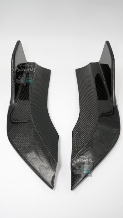 Q60 Carbon Fiber Diffuser Extensions