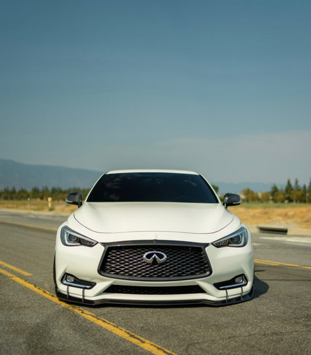 Q60 Carbon Fiber Grill Overlay