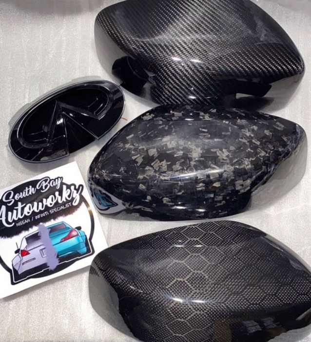 G37 Carbon Fiber Mirror Covers