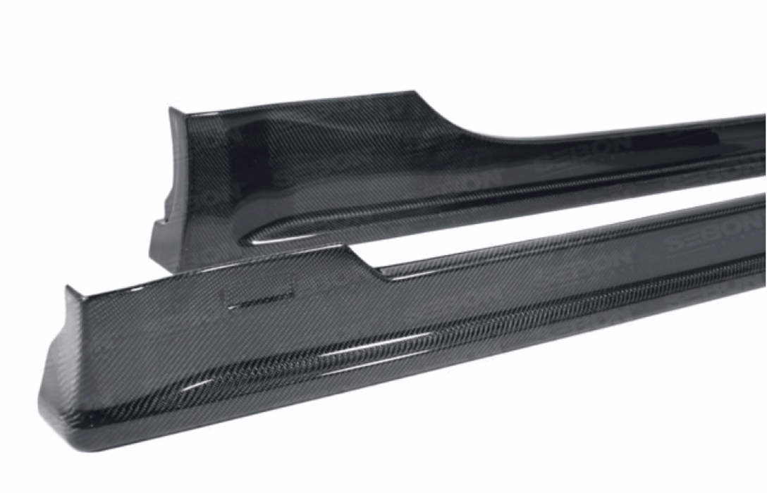 TT-STYLE CARBON FIBER SIDE SKIRTS FOR 2002-2008 NISSAN 350Z
