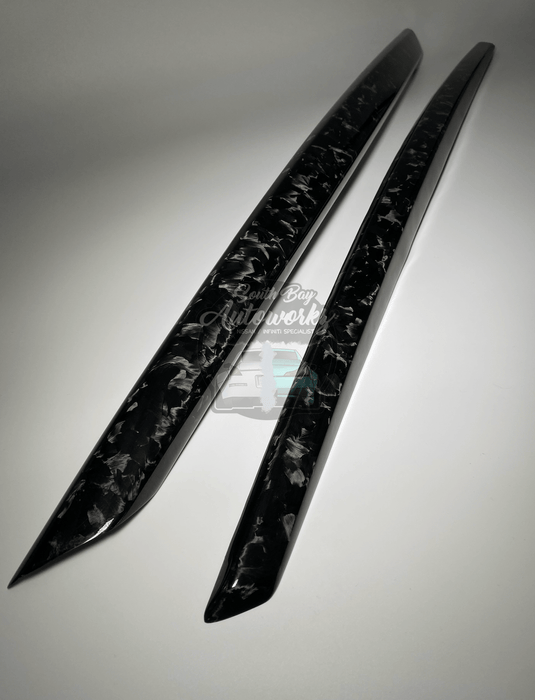 Forged Carbon Trunk Trim No Words 14-17