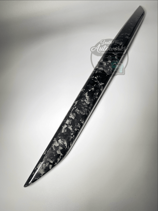 Forged Carbon Trunk Trim No Words 18+