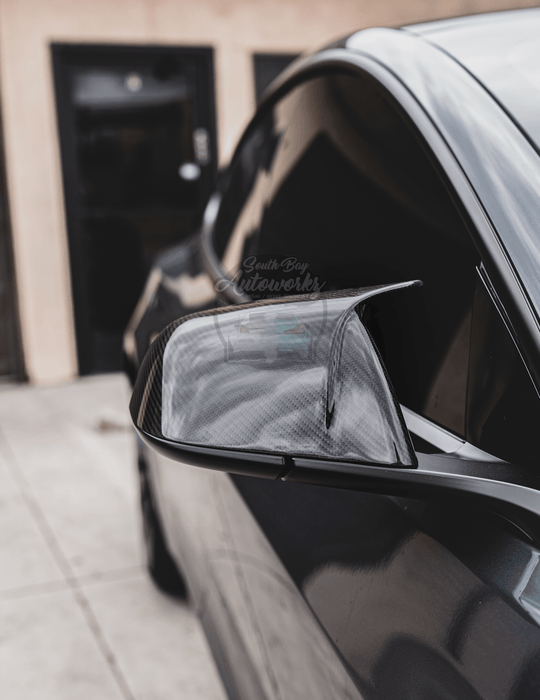 Tesla Carbon Fiber M style caps