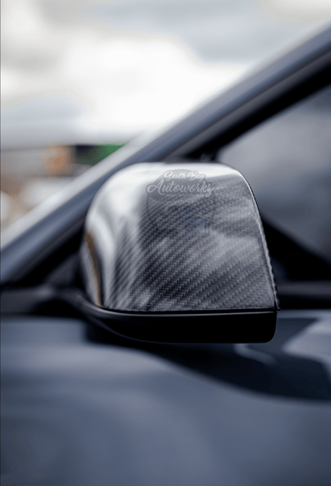 Tesla Carbon Fiber M style caps
