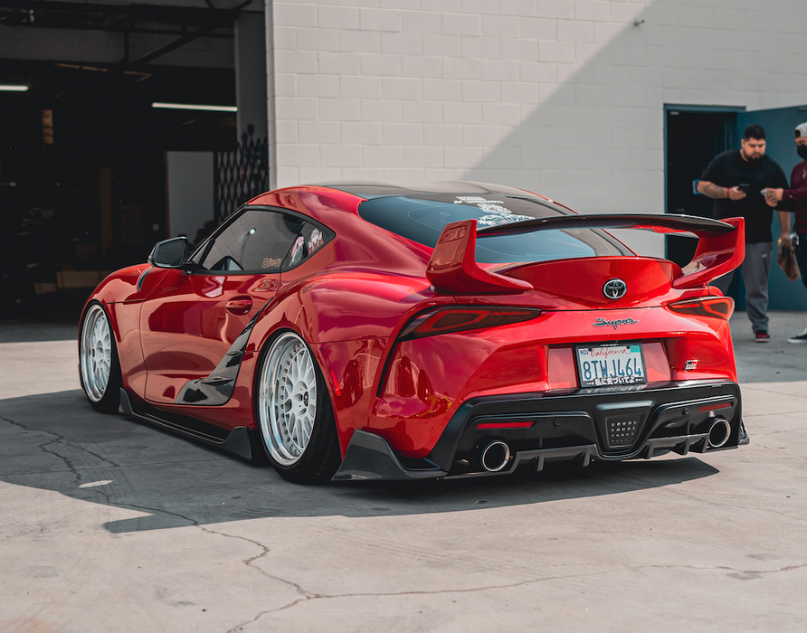 Toyota Supra Carbon Fiber Rear Bumper Diffuser