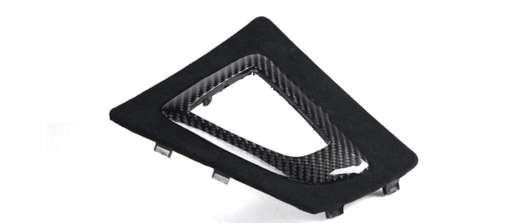 BMW Carbon Fiber Suede Gear Console Trim Replacement