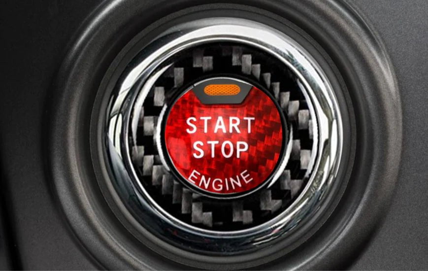 Carbon Fiber Push Start Ring