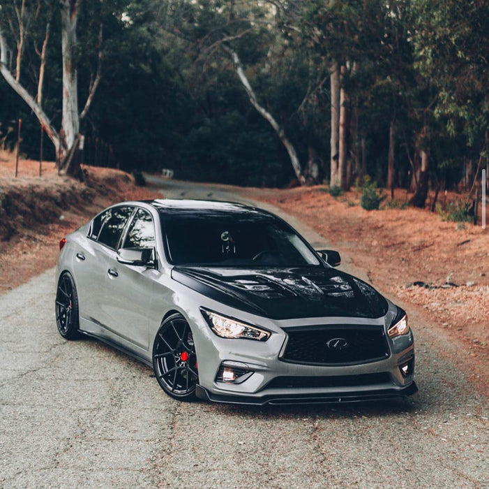 Q50 lux 2018 + carbon fiber lip