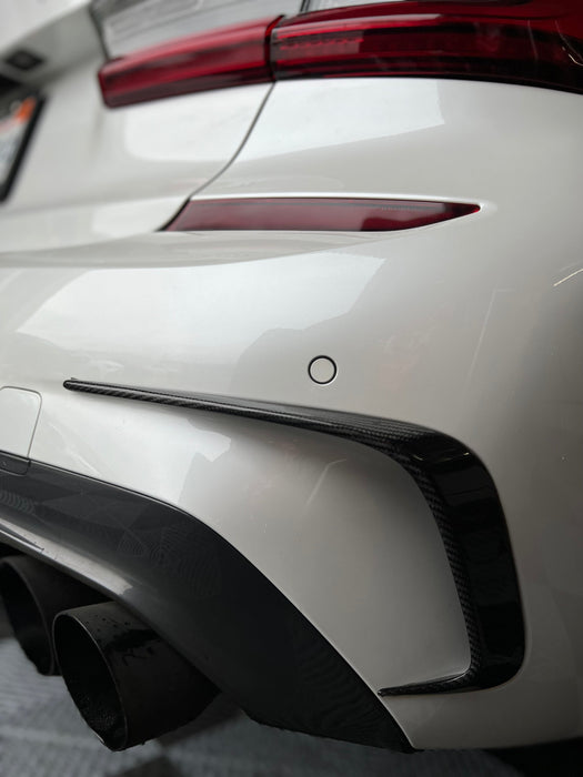 G20 Rear Bumper Carbon Fiber Canards