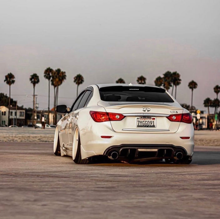 14-17 Q50 LH carbon fiber diffuser