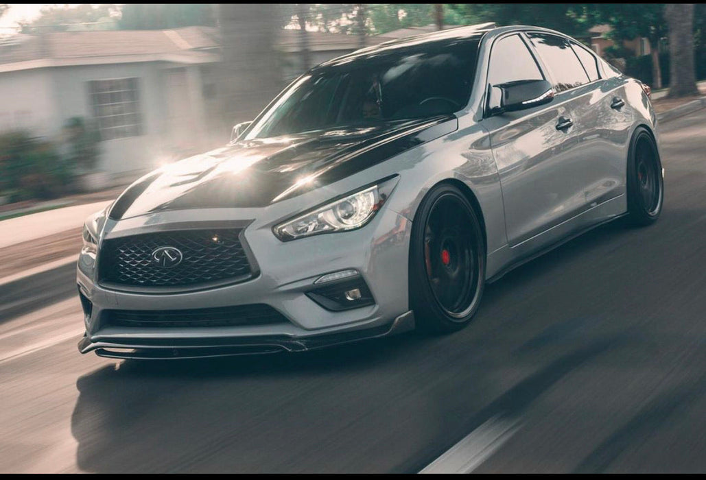 Q50 lux 2018 + carbon fiber lip