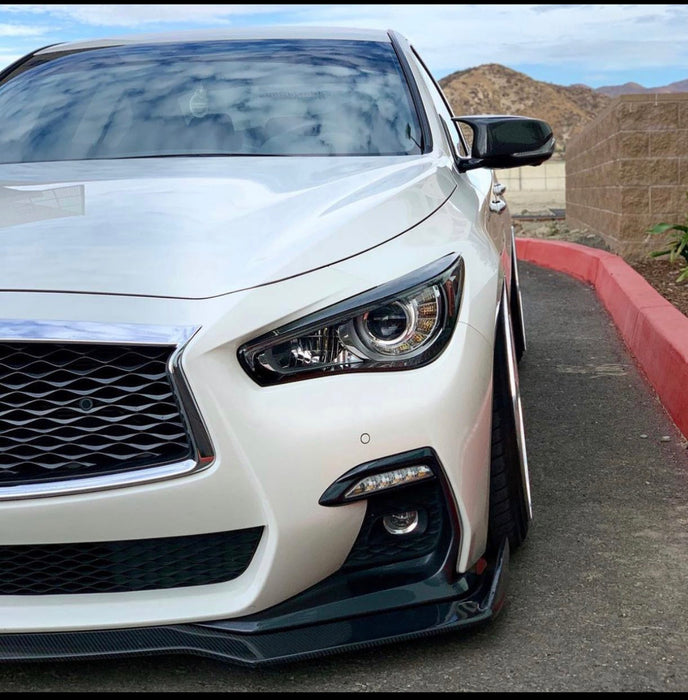 Q50 sport 2018 + carbon fiber lip