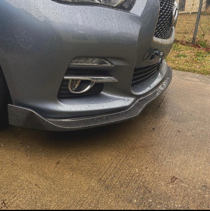 Carbon fiber lip Q50 base 14-17