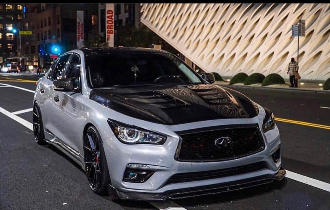 Q50 lux 2018 + carbon fiber lip