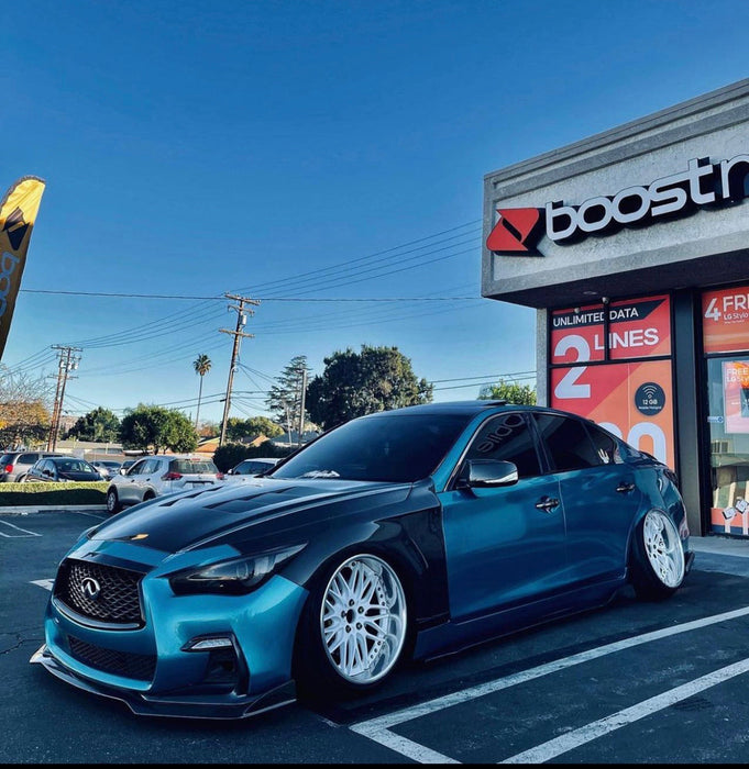 Q50 sport 2018 + carbon fiber lip