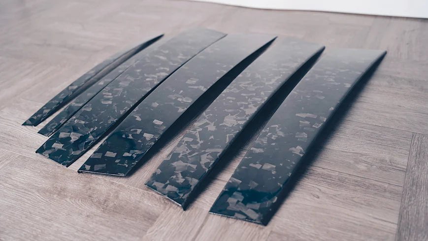 Q50 Carbon Fiber Door Pillars (6 pieces)