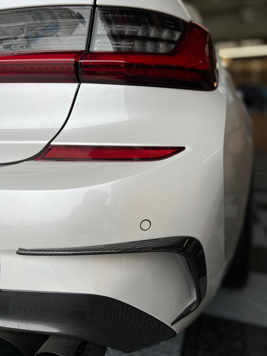 G20 Rear Bumper Carbon Fiber Canards