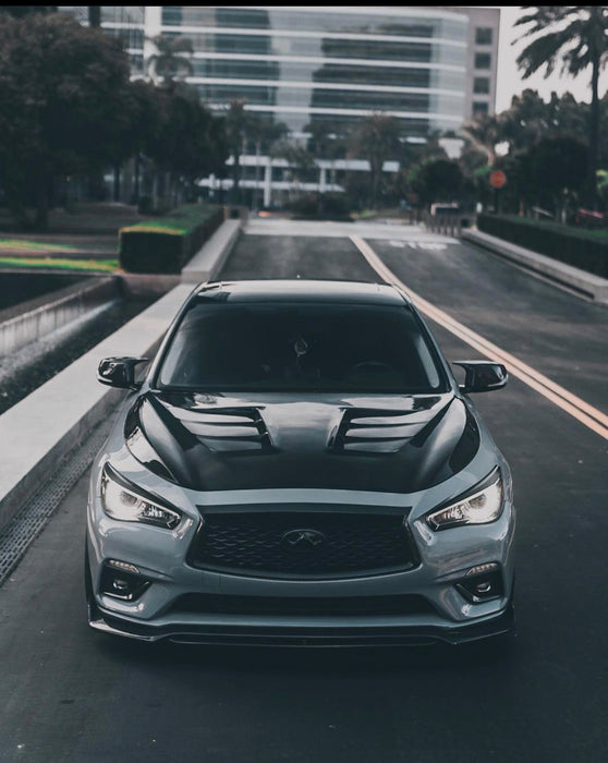 Q50 lux 2018 + carbon fiber lip