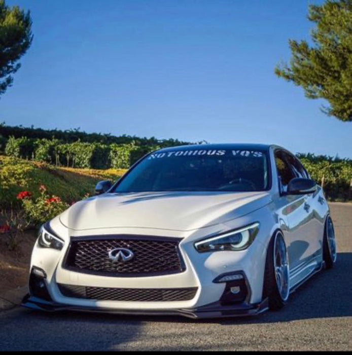 Q50 sport 2018 + carbon fiber lip