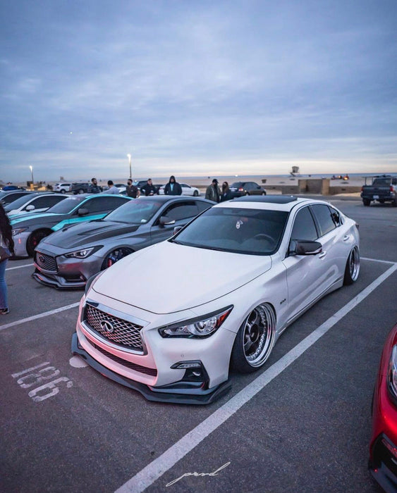 Q50 sport 2018 + carbon fiber lip