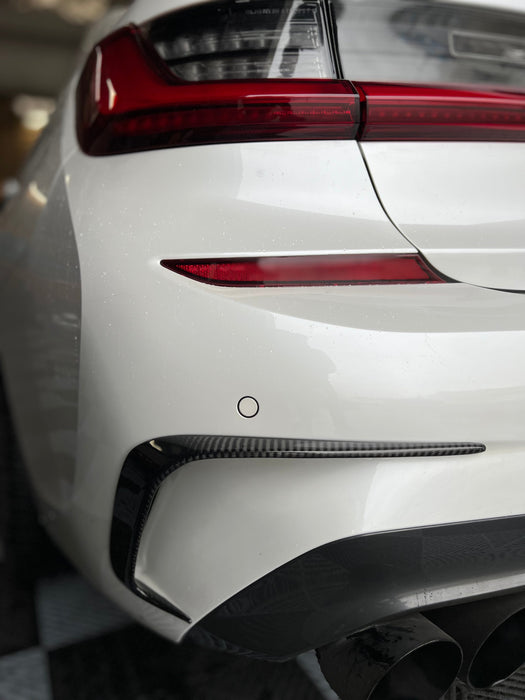 G20 Rear Bumper Carbon Fiber Canards