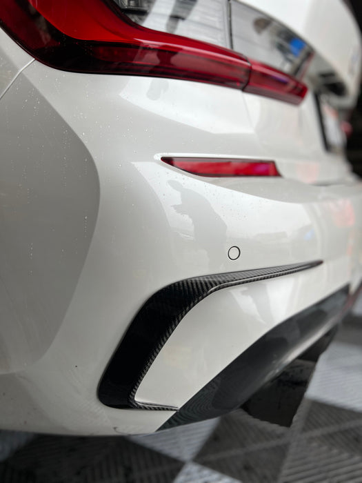 G20 Rear Bumper Carbon Fiber Canards
