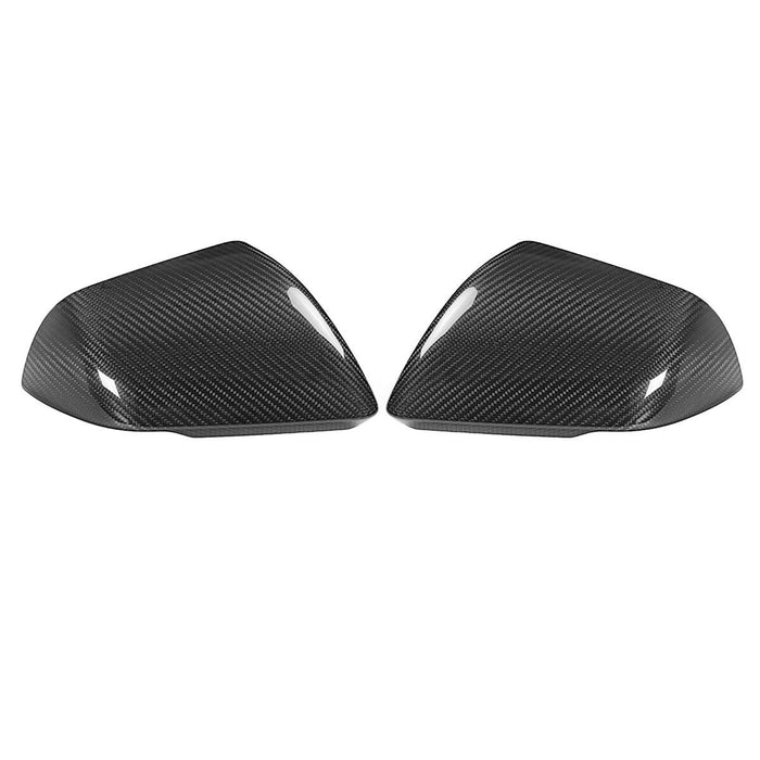 CARBON FIBER MIRROR COVERS FOR 15-20 FORD MUSTANG