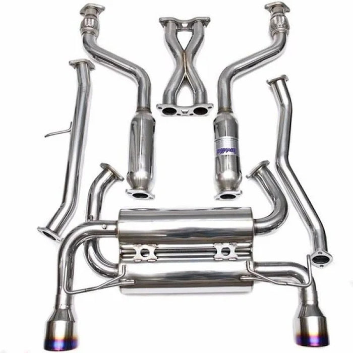 Invidia 09+ 370Z Gemini Rolled Titanium Tip Cat-back Exhaust