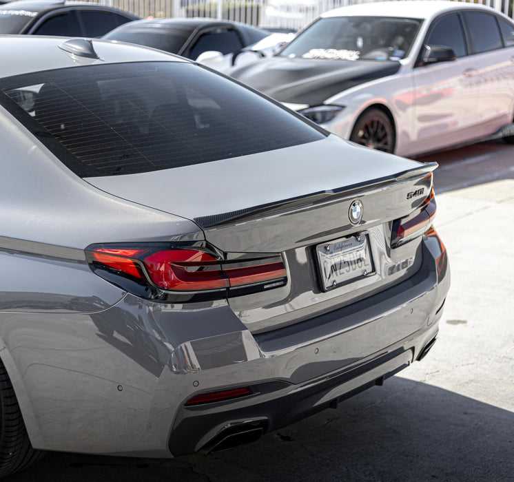 BMW G30 F90 Comp Pro Style Carbon Fiber Spoiler