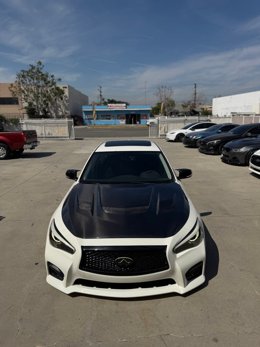 Q50 Apex Carbon Fiber Hood