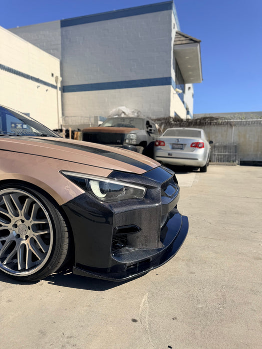 Q50 Carbon Fiber GT Style Front Bumper