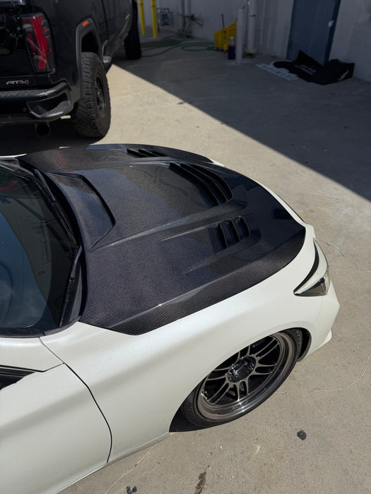 Q50 Apex Carbon Fiber Hood