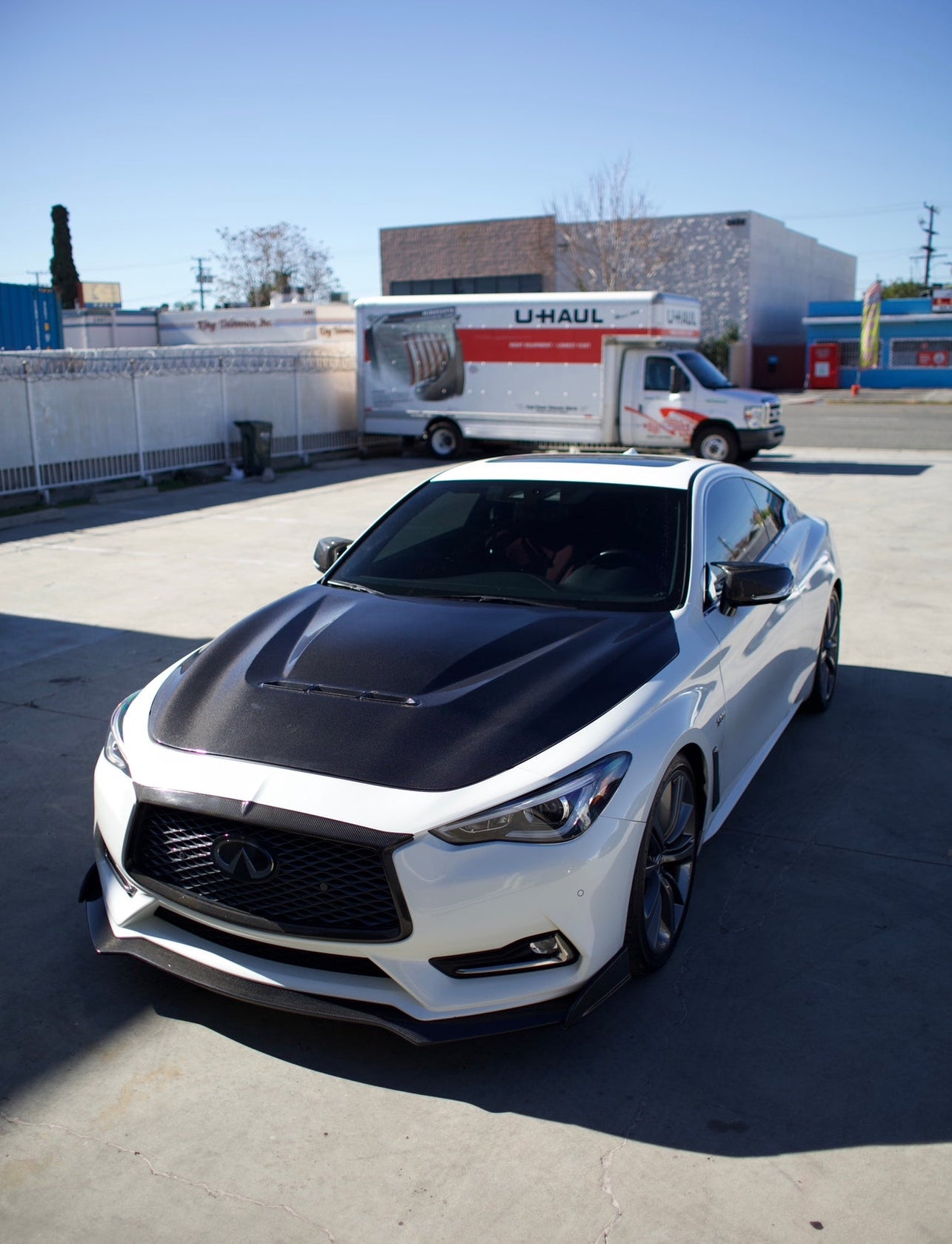 Q50- Q60 Carbon hoods,Fenders and trunks — Southbay Autoworkz