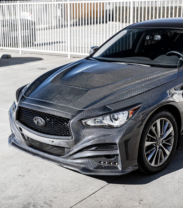 Infiniti Q50 GTS Style Carbon Fiber Hood