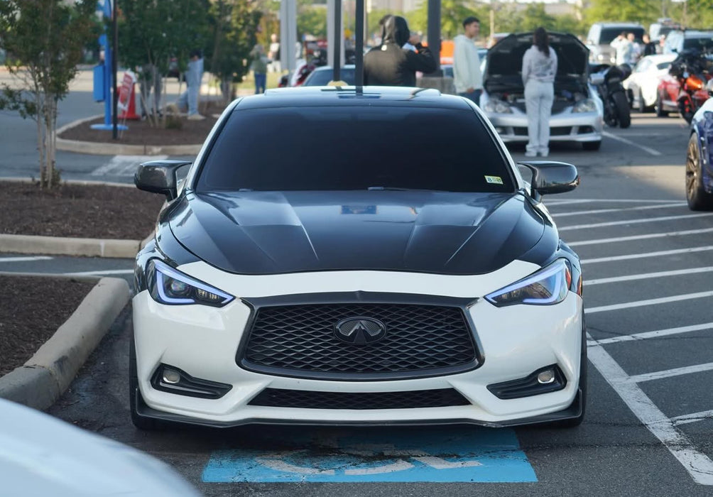 Q60 Carbon Fiber Grill Overlay