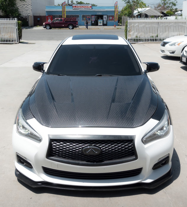 Q50 M Style Carbon Fiber Hood