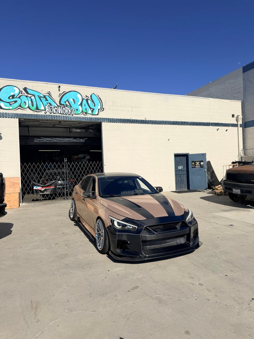 Q50 Carbon Fiber GT Style Front Bumper