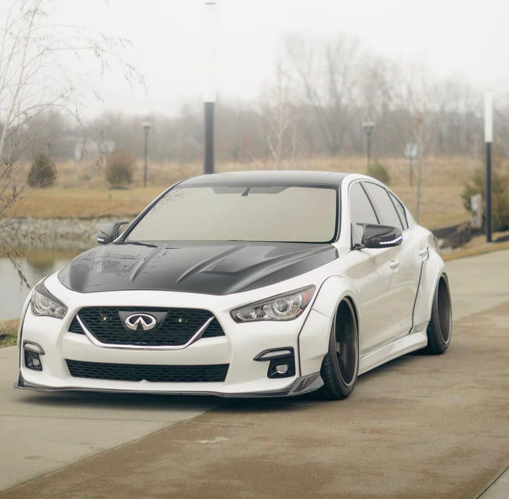 Q50 M Style Carbon Fiber Hood