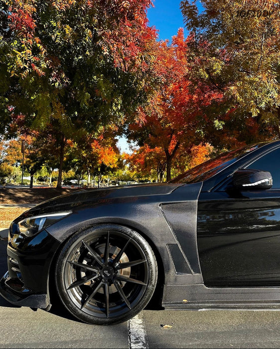 Q50 V1 Carbon Fiber  Fenders