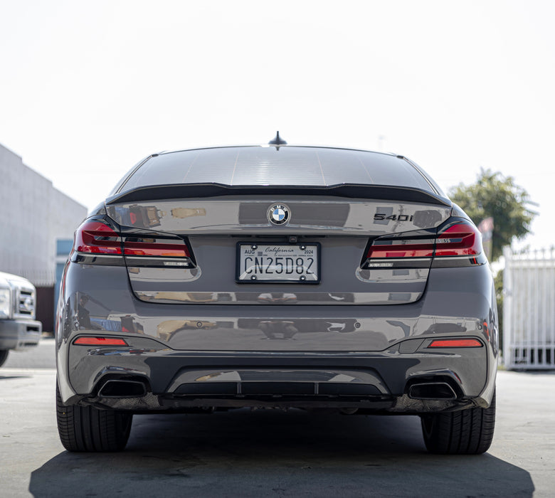 BMW G30 F90 Comp Pro Style Carbon Fiber Spoiler